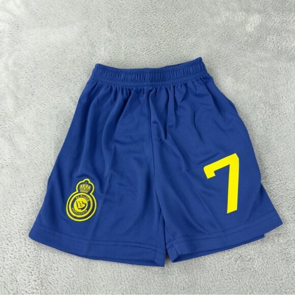 Cristiano Ronaldo NWT Kids Soccer Jersey, Shorts & Socks Sz 16 Al Nassar Soccer - Picture 6 of 16
